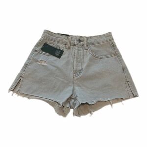 Wild Fable women’s size 00 High Rise Denim Shorts Womens Size 00 Frayed Hem Y2K